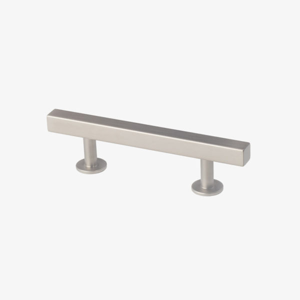 #11-102 5" Square Bar Pull in Brushed Nickel Finish