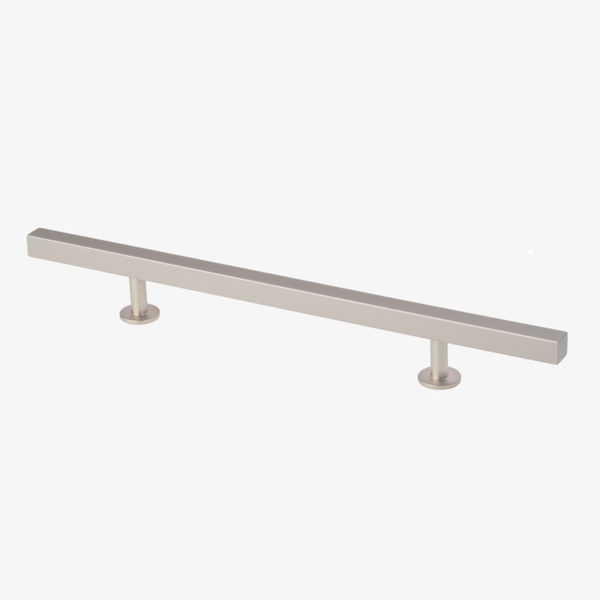 #11-104 Square Bar Pull in Brushed Nickel