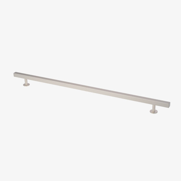 #11-105 18" Square Bar Pull in Brushed Nickel