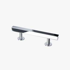 #21-102 5" Square Bar Pull in Polished Chrome