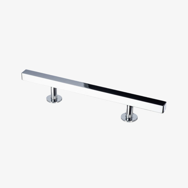 #21-103 7" Square Bar Pull in Polished Chrome Finish