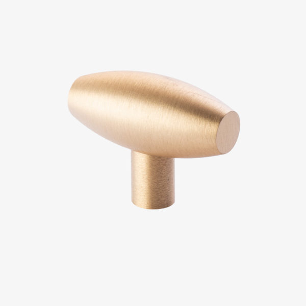 #30-105 1-1/2" Barrel Knob in Brushed Brass