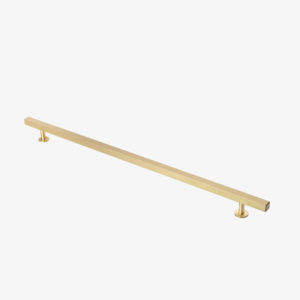 #31-105 18" Square Bar Pull in Brushed Brass