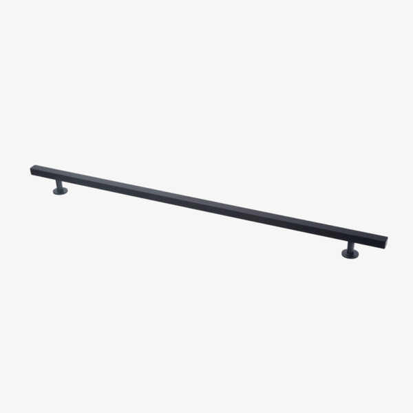 #51-105 18" Square Bar Pull in Matte Black