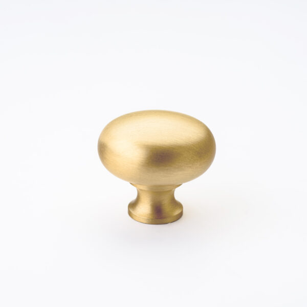 Solid Brass Mushroom Knob (#38-303)